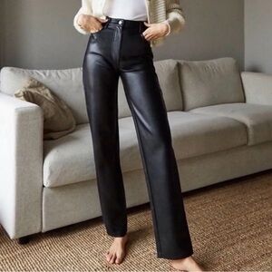 Wilfred The Melina Faux Leather Pants size 4